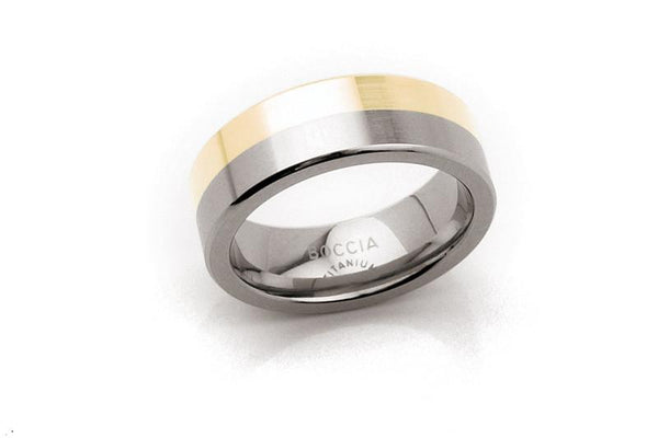 0107-01 Boccia Titanium Ring