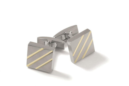 0602-06 Boccia Titanium Cufflinks