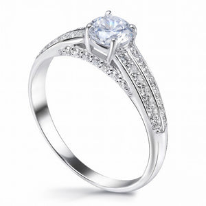MD-SLR101 Silver Engagement Ring