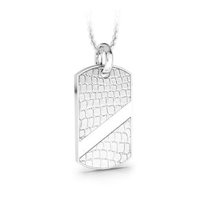 MNP-043T-A Stainless Steel Dog Tag Pendant