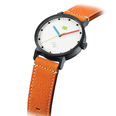 SB16.1-BL: Steel Blaze Metropolis Collection - Countdown Leather-SB Design Studio