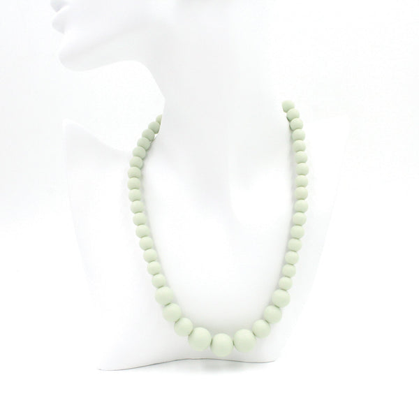Dove Silicon rubber bead necklace