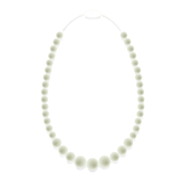 Dove Silicon rubber bead necklace