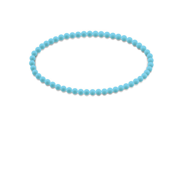 Scuba Silicon Rubber 3mm Beaded Yoga Bracelet