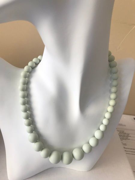 Dove Silicon rubber bead necklace