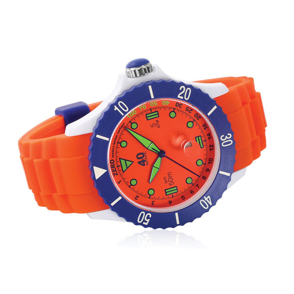 40Nine Extra-Large 50mm Orange Watch
