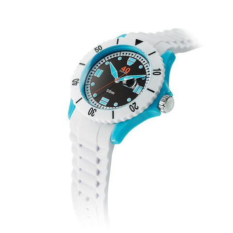 40Nine Extra Large 50mm White & Blue Watch