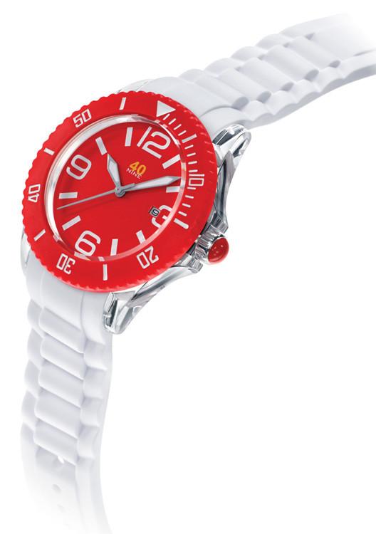 40Nine Large 45mm Red Watch