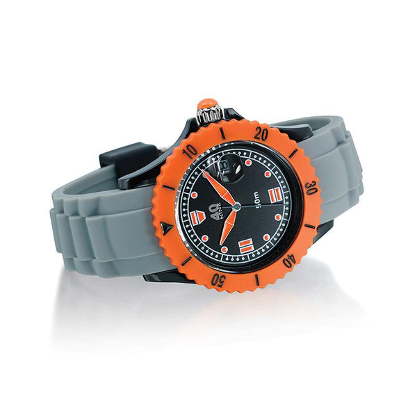 40Nine Medium 40mm Grey & Orange Watch