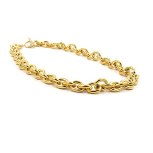 DG-20092201 Chunky Gold Stainless Steel Necklace