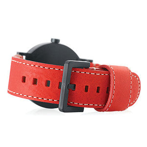 Watch Strap: Red "Flame" Leather For SB Metropolis-SB Design Studio