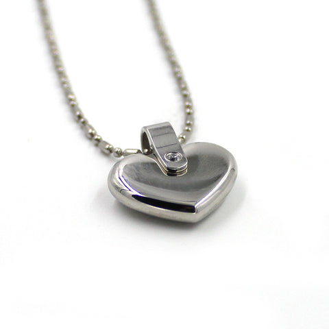 INP71 Stainless Steel Heart Pendant