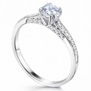 MD-SLR149 Silver Engagement Ring