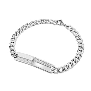 MNBR-061T-A Stainless Steel ID Bracelet