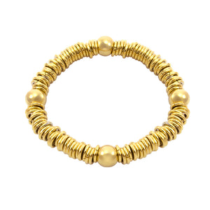 MNC-BG133-B Stainless Steel & Gold Bracelet