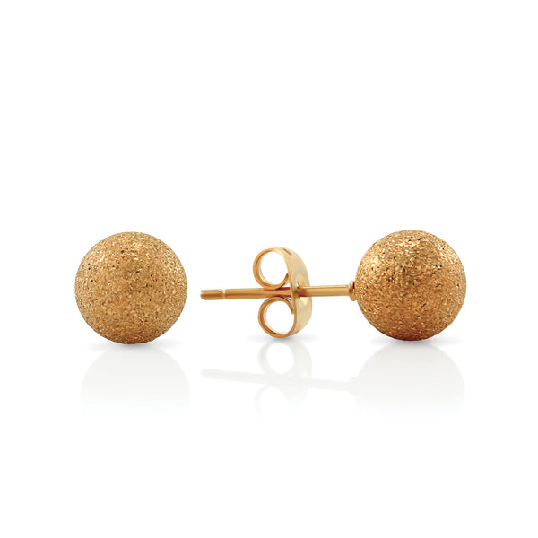 MNC-ER072-C Steel & RG Stud Earrings – finalpriceclub