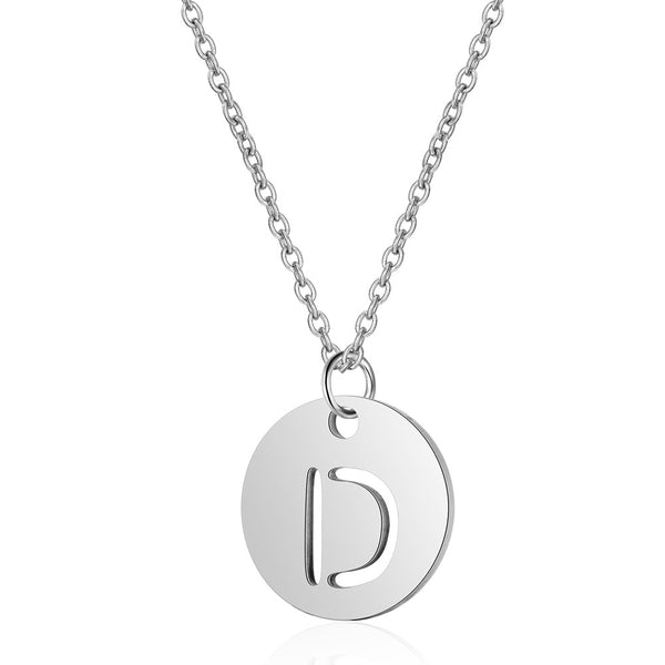 Choose Your Initial – Stainless Steel Pendant Necklace
