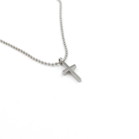 SBCross5 Small Cross Pendant Necklace