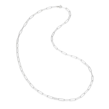 STAS01N Stainless Steel Link Necklace