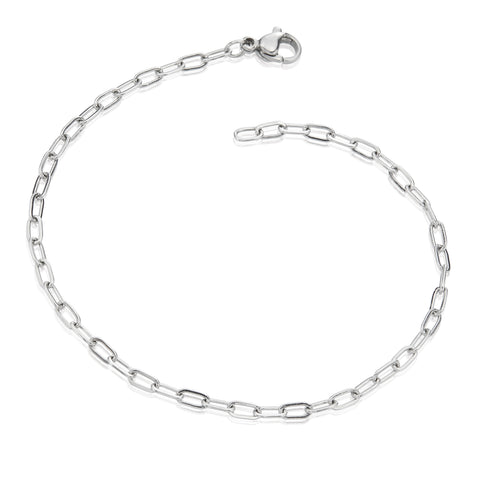 STAS02B Stainless Steel Link Bracelet
