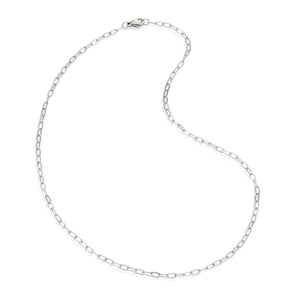 STAS02N Stainless Steel Link Necklace
