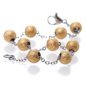 MNC-BR048-B 40Nine Gold Ball Bracelet