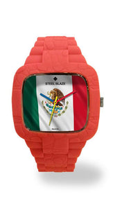 MEXICO2 Silicone Blaze Watch